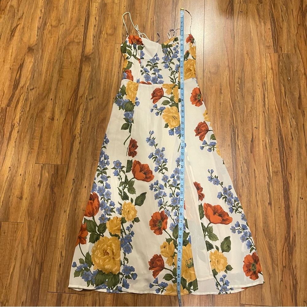 Reformation Juliette Formosa Floral Print Midi Dress Size 4 - Picture 3 of 16